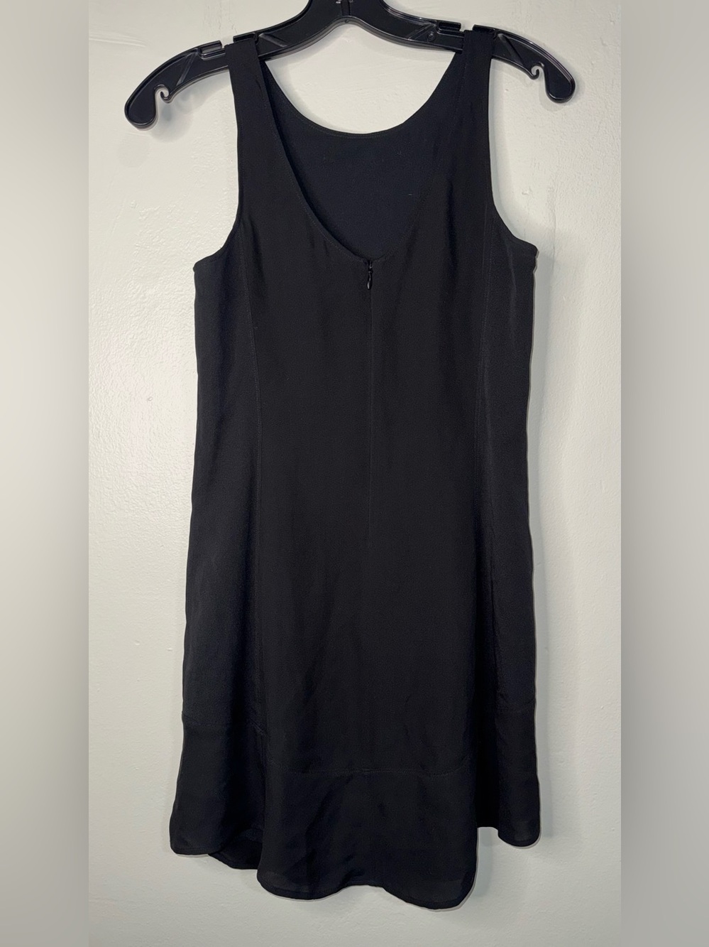 Theory Black Sleeveless Midi Shift Dress - Picture 11 of 13